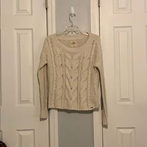 Chunky knitted sweater
